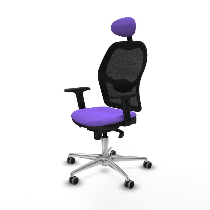 Piqueras y Crespo Chaise de Bureau avec Appui-tête Jorquera 2D086G1 Lila