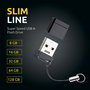 Clé USB INTENSO Slim Line 128 GB Noir