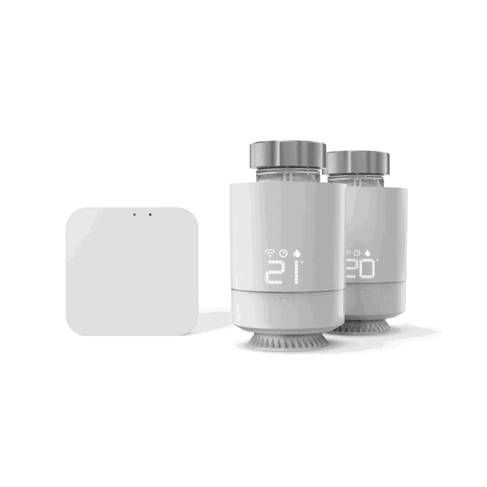 Hama 00176662 Thermostat connecté intelligent avec contrôle, blanc, pack double Hama 00176662 Thermostat connecté intelligent avec contrôle, blanc, pack double