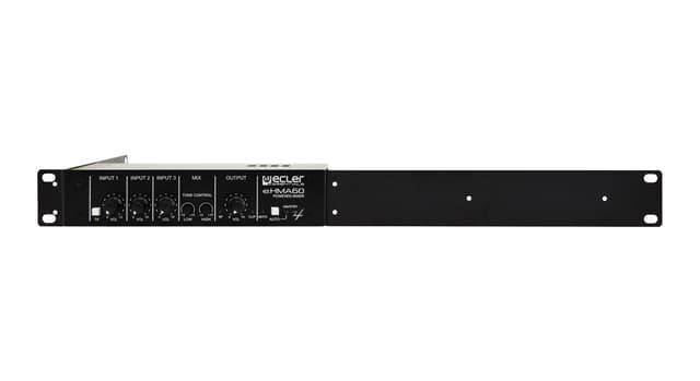 Ecler ESSTL - Table de mixage/amplificateur autonome 60W 100V - 1 entrée MIC + 2 entrées MIC/LINE ST - Alimentation 24VDC et kit rack inclus Ecler ESSTL - Table de mixage/amplificateur autonome 60W 100V - 1 entrée MIC + 2 entrées MIC/LINE ST - Alimentation 24VDC et kit rack inclus