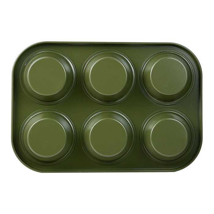 San Ignacio Expert Moule à muffins en acier au carbone pour 6 pièces 26,5 x 18,5 x 3 cm