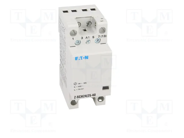 EATON ELECTRIC Contacteur 4-pôles d'installation 25A 24VAC NO x4 Z-SCH