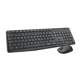 Logitech MK235 Clavier et Souris sans fil AZERTY Graphite avec pavé numérique et touches raccourcis - Autonomie 36 mois