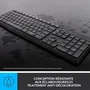 Logitech MK235 Clavier et Souris sans fil AZERTY Graphite avec pavé numérique et touches raccourcis - Autonomie 36 mois