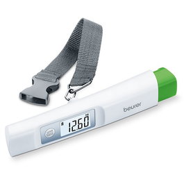 Beurer LS-20 ECO - Bascule pour Bagages et Paquets jusqu'à 50 kg - Compacte avec Sangle - Pas de Pile Nécessaire