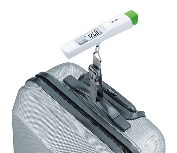 Beurer LS-20 ECO - Bascule pour Bagages et Paquets jusqu'à 50 kg - Compacte avec Sangle - Pas de Pile Nécessaire