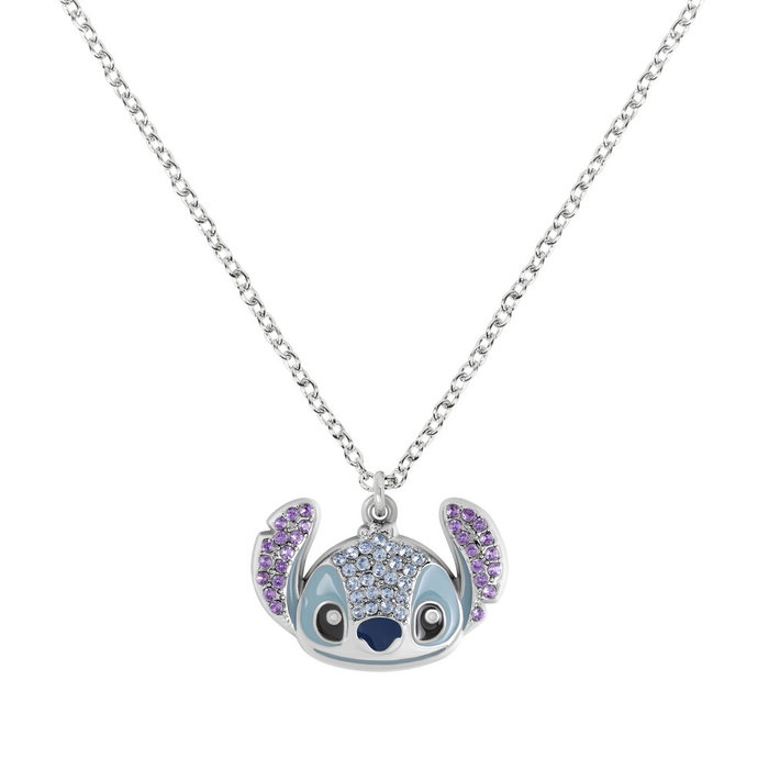 Disney Pendentif Stitch Collant à Tête Détailée avec Pierres Brillantes dans Boîte Cadeau Officielle Disney Pendentif Stitch Collant à Tête Détailée avec Pierres Brillantes dans Boîte Cadeau Officielle