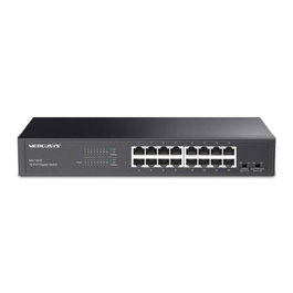 Mercusys MS116GS Switch Non-Géré 16 Ports Gigabit Ethernet, Carcasse Métallique, Silencieux, Plug & Play