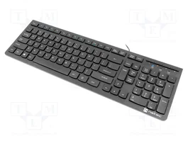 NATEC DISCUS Clavier informatique noir USB A