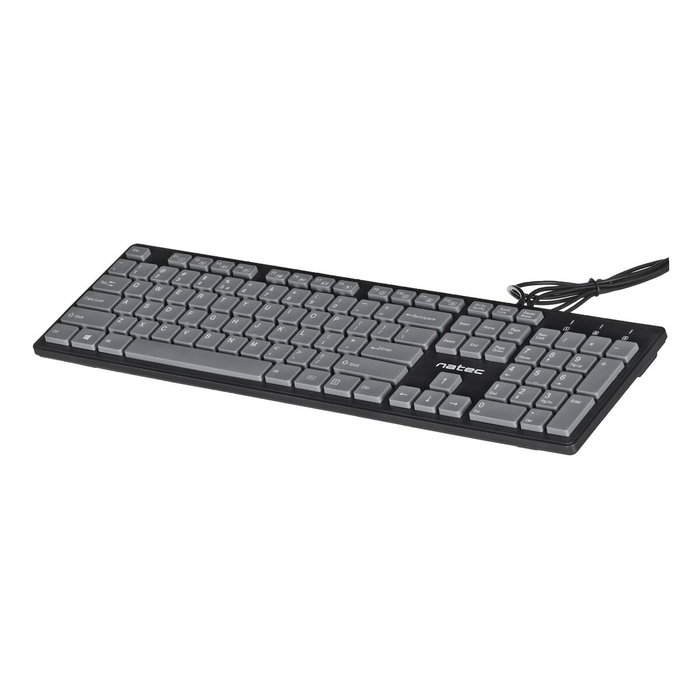 NATEC DISCUS Clavier informatique noir USB A