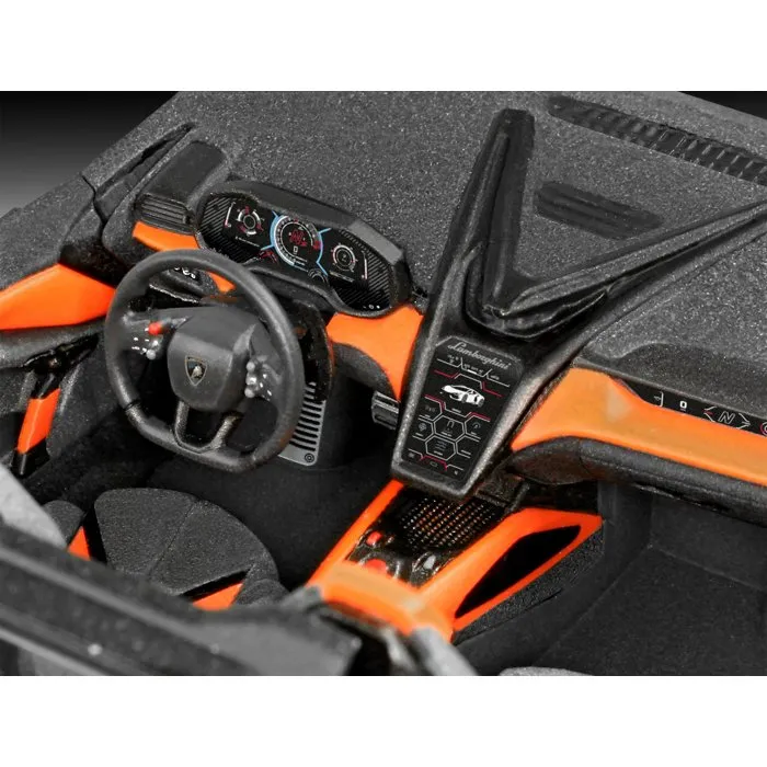 Revell - Maquette à construire - Lamborghini Revuelto - Supercar hybride - Avec colle, peintures et pinceaux