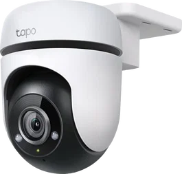 TP-Link Tapo C500 Caméra de surveillance extérieure Full HD 1080p, rotation 360°, vision nocturne, IP65, blanc/noir