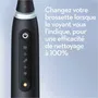 Oral-B Brosse à dents électrique iO5 connectée Bluetooth - Noir - Avec brossette et étui de voyage - Technologie de nettoyage professionnel
