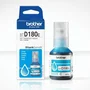 Brother BTD180C - Bouteille d'encre Cyan - Compatible imprimantes DCP-T580DW, DCP-T583DW, DCP-T780DW - Rendement 5000 pages