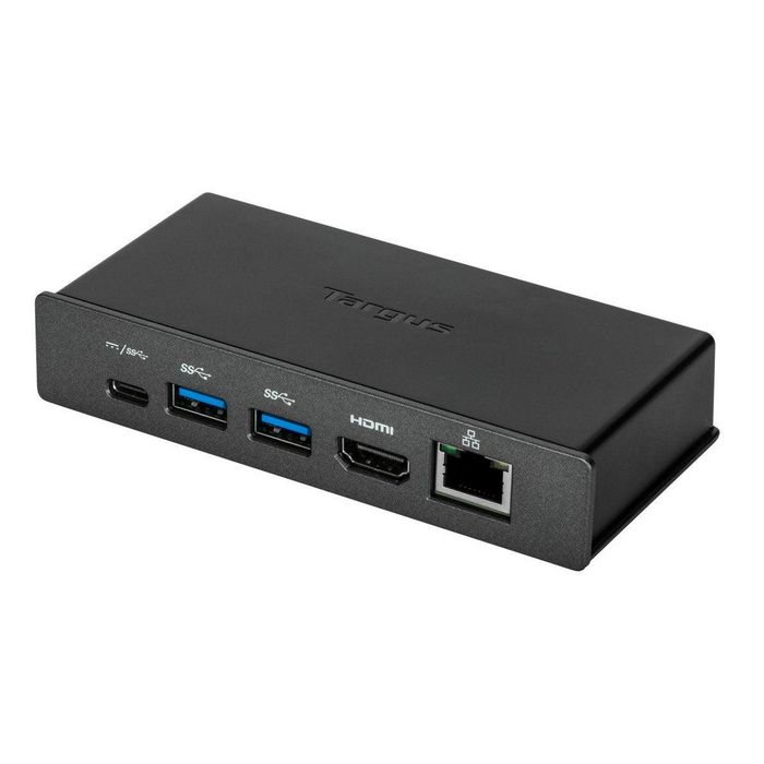 Targus Station d'accueil HDMI avec port vidéo unique pour tablette, Gigabit Ethernet, USB-A 3.2 Gen 1 et USB-C, compatible DeX et charge