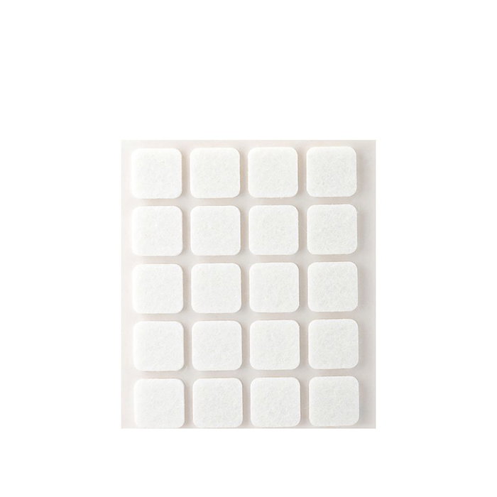 Inofix Plasfix Feltre adhésif carré synthétique blanc 17 x 17 mm 20 pièces blister Inofix Plasfix Feltre adhésif carré synthétique blanc 17 x 17 mm 20 pièces blister