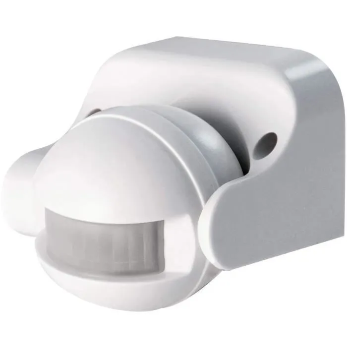 SCS SENTINEL Détecteur de mouvement extérieur LightSensor blanc 12m 180° - Alimentation 220-240V AC, max 1200W incandescence
