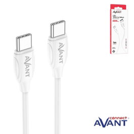 AVANT CONNECT Câble USB Type-C vers Type-C PD 60W 3A Charge Rapide