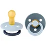Bibs Sucette Studio Colour Ronde T2 Blue Mix Petrol - Pack de 2