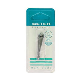 Beter 24094 Coupe-ongles Chromé avec Lime