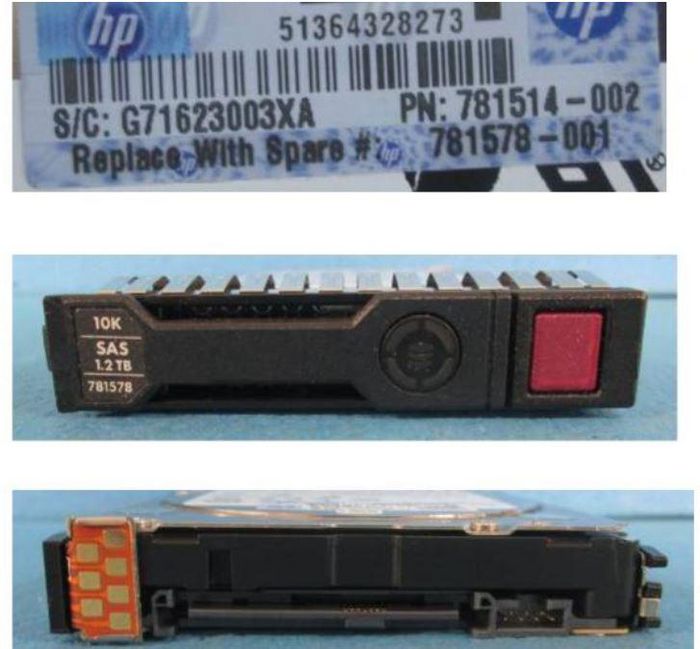 Hewlett Packard Enterprise Disque dur SAS 1.2 To - 12 Gb/s, 10000 tr/min, 2.5 pouces - pour Gen8/Gen9 et versions ultérieures