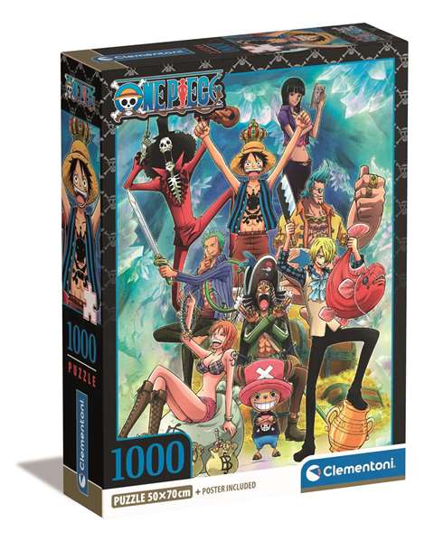 CLEMENTONI Puzzle 1000 Pièces One Piece - 70x50 cm CLEMENTONI Puzzle 1000 Pièces One Piece - 70x50 cm