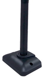 Poindus Base de mât en plastique avec métal et aimant pour 8/10,4 pouces