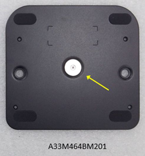 Poindus Socle en plastique avec métal et aimant pour écran 8" / 10.4"