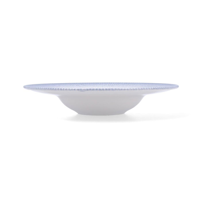 Bidasoa Lea Hydrozero Assiette à Pâtes/Risotto en Porcelaine Blanche 26 cm (6 Unités)