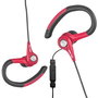 Elbe AU-107-MIC Casque d'écoute sportif intra-auriculaire avec microphone et protection étanche IPX4 - Noir