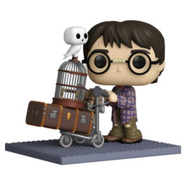 Funko Pop! Deluxe Harry Potter poussant le chariot avec Hedwig