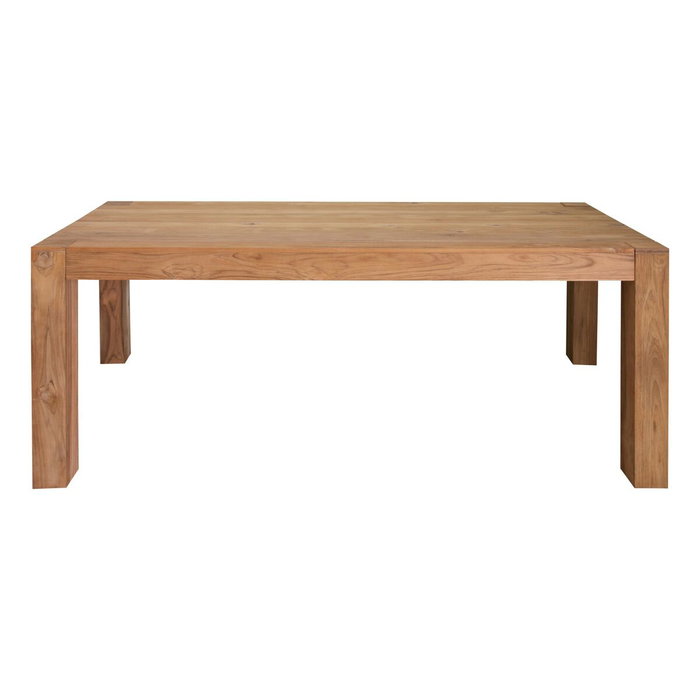Home ESPRIT Table de Salle à Manger Marron bois de teck 200 x 100 x 76 cm Home ESPRIT Table de Salle à Manger Marron bois de teck 200 x 100 x 76 cm