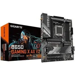 Gigabyte B650 GAMING X AX V2 - Carte mère AMD AM5 pour Ryzen 7000/8000/9000, WiFi 6E, 2.5 GbE, DDR5 8000 MHz (OC), PCIe 5.0 M.2, USB 3.2 Gen 2, ATX