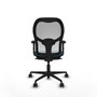 Piqueras y Crespo Chaise de Bureau 2D036N0 Blanc Vert pétrole