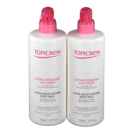 TOPICREM Ultra Hydratant Lait Corps 2 x 500 ml