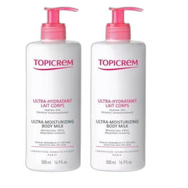 TOPICREM Ultra Hydratant Lait Corps 2 x 500 ml