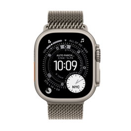 Apple Watch Ultra 3 GPS + Cellular 49mm Titane Naturel avec bracelet Milanese Loop M