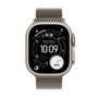 Apple Watch Ultra 3 GPS + Cellular 49mm Titane Naturel avec bracelet Milanese Loop M