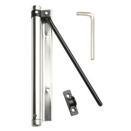 Wolfpack Linea Profesional Ferme-porte en aluminium anodisé argenté