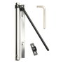 Wolfpack Linea Profesional Ferme-porte en aluminium anodisé argenté