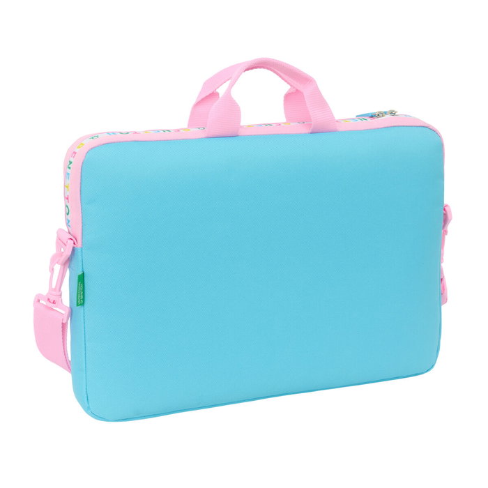 Housse pour ordinateur portable Benetton Unique Rose Turquoise 40 x 27 x 4 cm Housse pour ordinateur portable Benetton Unique Rose Turquoise 40 x 27 x 4 cm