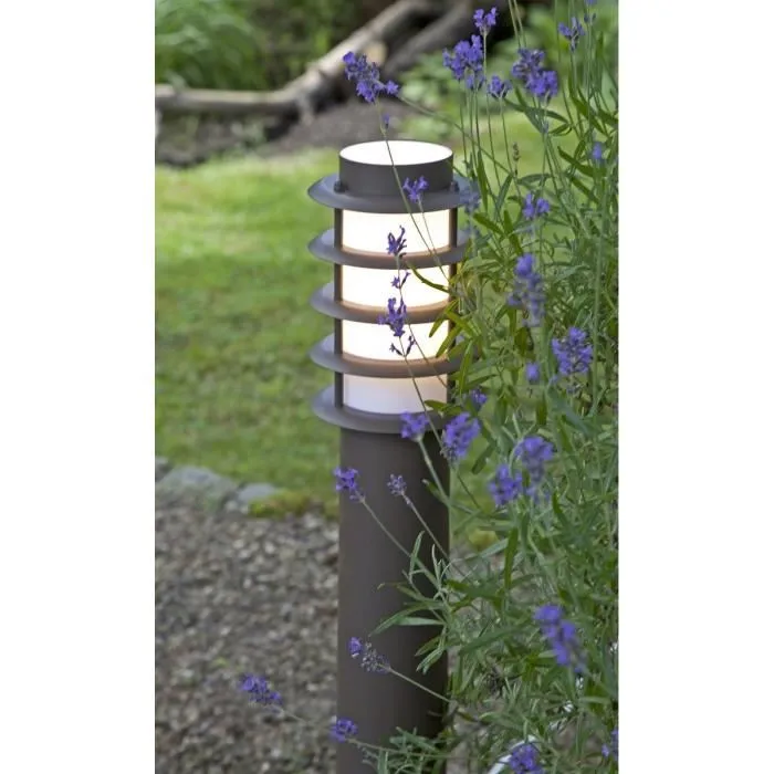 Brilliant Borne d'extérieur LED Oskar Marron Rouille H51cm Brilliant Borne d'extérieur LED Oskar Marron Rouille H51cm