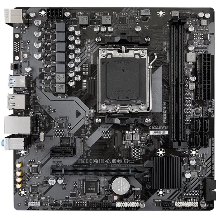 GIGABYTE Carte mère A620M H Micro-ATX - Chipset AMD A620 - DDR5 & PCIe 4.0