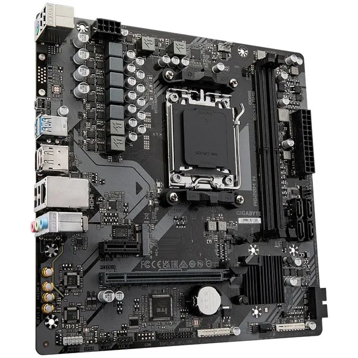 GIGABYTE Carte mère A620M H Micro-ATX - Chipset AMD A620 - DDR5 & PCIe 4.0