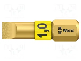WERA Embout de tournevis plat diamant 5,5x1mm 25mm 1/4 po