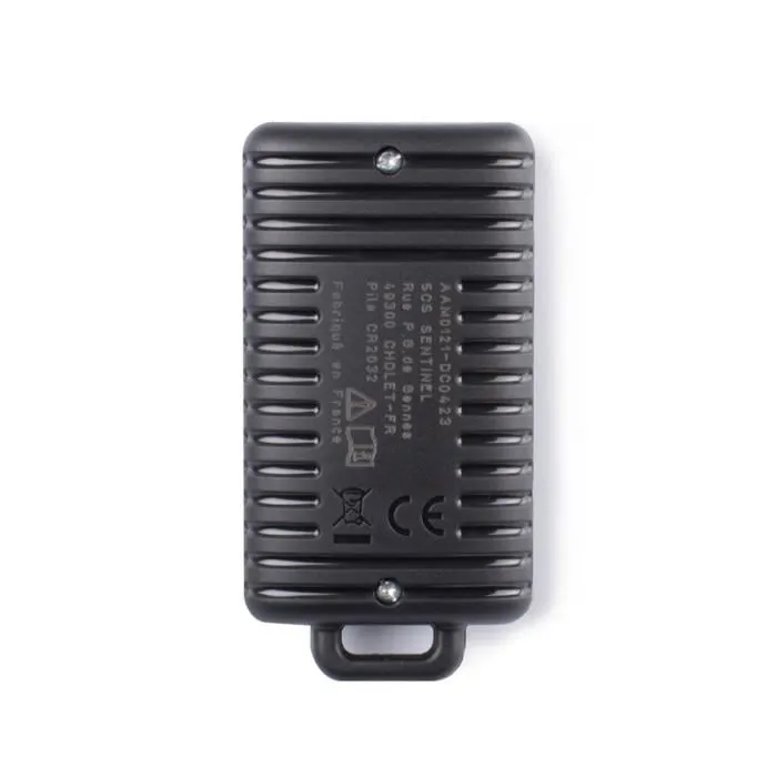 SCS Sentinel Télécommande de portail SCS Sentinel AAM0121, 4 canaux, code secret tournant, 433.92 MHz, portée 50m, compatible OpenGate/OneGate/CarGate, CR2032 SCS Sentinel Télécommande de portail SCS Sentinel AAM0121, 4 canaux, code secret tournant, 433.92 MHz, portée 50m, compatible OpenGate/OneGate/CarGate, CR2032