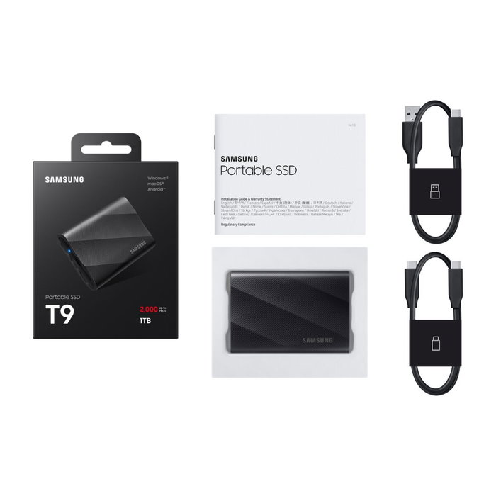 Disque Dur Externe Samsung T9 2,5" 1 TB SSD