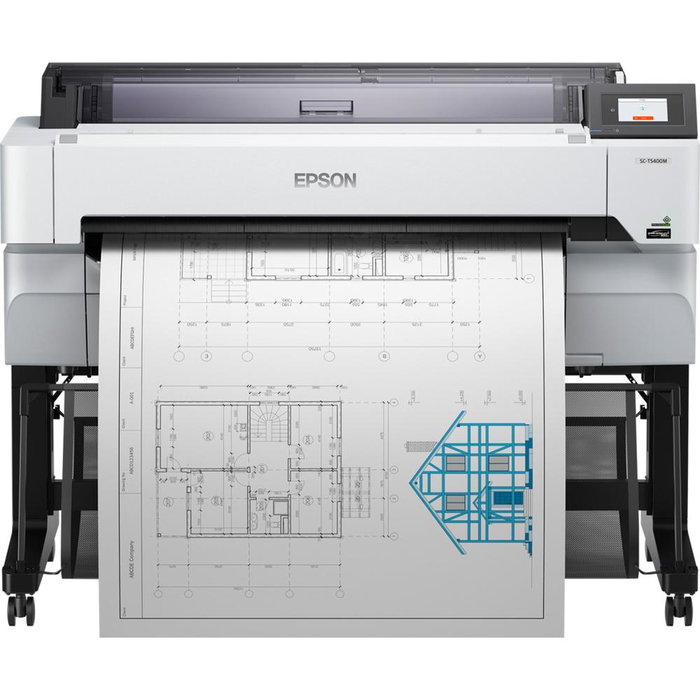 Epson SureColor SC-T5400M - Imprimante multifonction grand format A0 36 pouces - 2400 x 1200 ppp - Tinte pigmentée - Scanner intégré - USB, Ethernet, Wi-Fi Epson SureColor SC-T5400M - Imprimante multifonction grand format A0 36 pouces - 2400 x 1200 ppp - Tinte pigmentée - Scanner intégré - USB, Ethernet, Wi-Fi