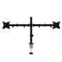 UNYKAch UK1422 Support pour écran double bras articulé VESA 75x100 mm jusqu'à 32 pouces 10 kg