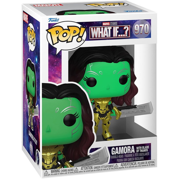 Funko Pop Gamora avec l'Épée de Thanos - Marvel What If Funko Pop Gamora avec l'Épée de Thanos - Marvel What If